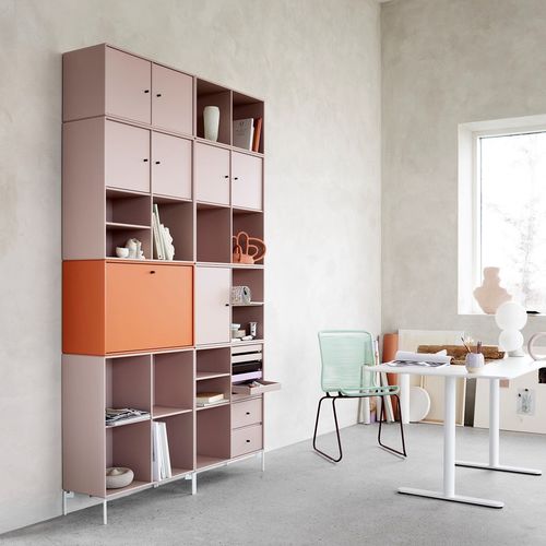 Wandmontiertes Regal - 1220 - Montana Furniture - Modul / mit Rollen / modern