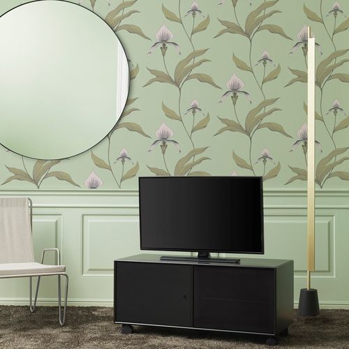 Modernes Fernsehmöbel - SL12 - Montana Furniture - lowboard / mit Rollen / lackiertes MDF