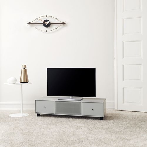 Modernes Fernsehmöbel - VJ16 - Montana Furniture - lowboard / lackiertes MDF / Stahl