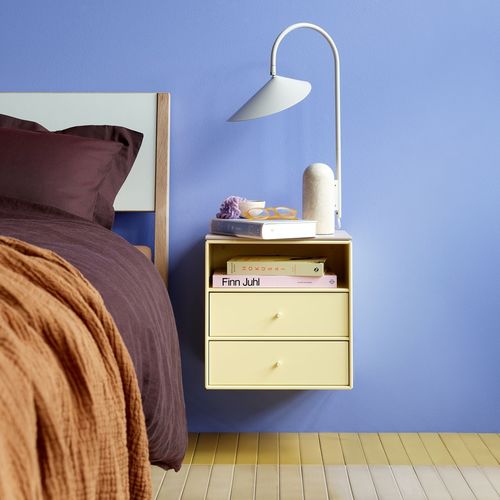 Moderner Nachttisch - Mini 1006 - Montana Furniture - lackiertes MDF / Gestell aus lackiertem MDF / rechteckig