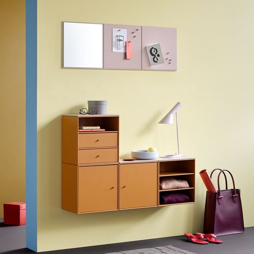 Wandmontiertes Regal - Mini 1006 - Montana Furniture - modern / lackiertes MDF / mit Stauraum