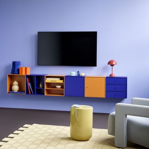 Wandmontiertes Regal - Mini 1007 - Montana Furniture - Modul / modern / lackiertes MDF
