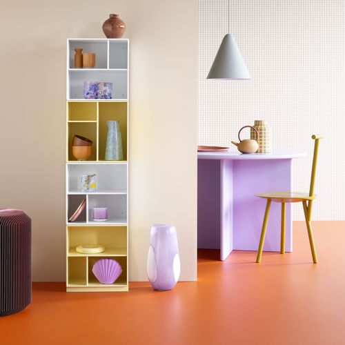 Weiße Zierleiste - Mini MPLI - Montana Furniture - schwarz / grau / rosa
