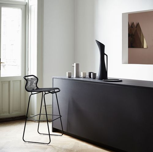 Moderner Barstuhl - Panton One  - Montana Furniture - für den Innenraum / Polyurethan / Gestell aus rostfreiem Edelstahl