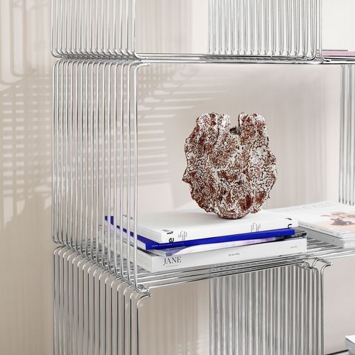 Wandmontiertes Regal - Panton Wire - Montana Furniture - modern / lackierter Stahl / Chrom