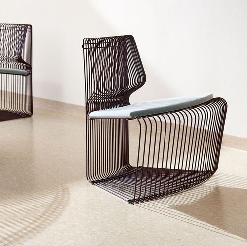Stuhlkissen - Pantonova Concave - Montana Furniture - quadratisch / D-förmig / Motiv