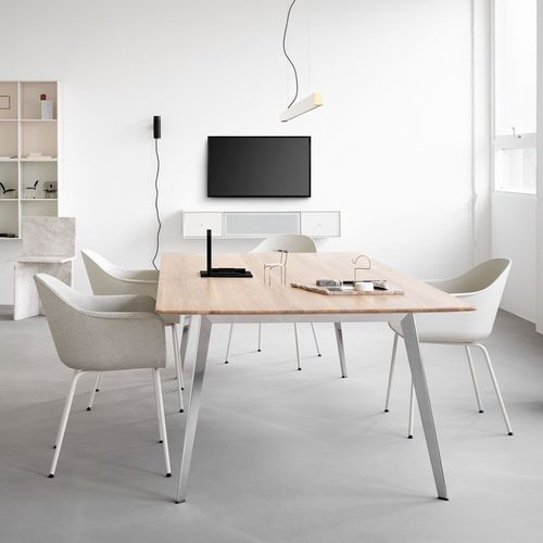 Moderner Esstisch - JW2010 - Montana Furniture - Eiche / Holzfurnier / Douglastanne