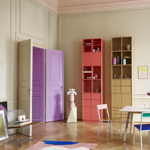 Modul-Bücherregal - 6113 - Montana Furniture - wandmontiert / modern / lackiertes MDF