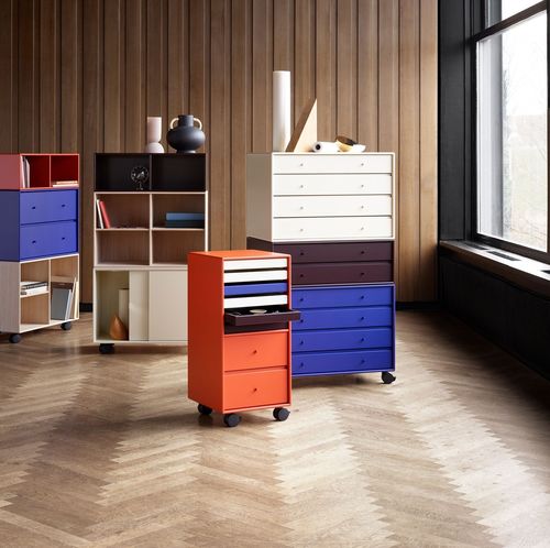 Modulregal - 7112 - Montana Furniture - modern / lackiertes MDF / mit Stauraum