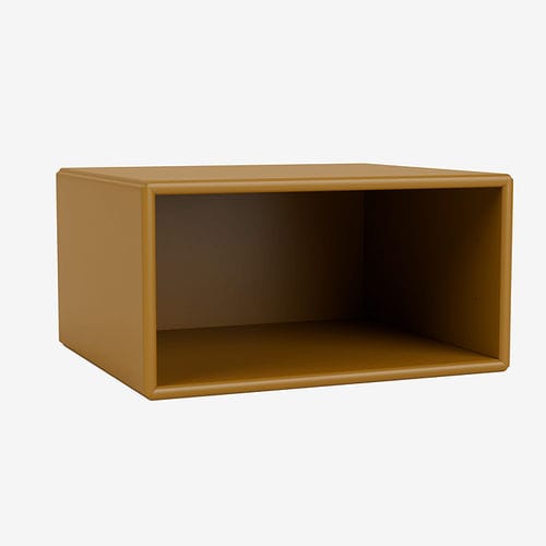 Moderner Nachttisch - 7661 - Montana Furniture - lackiertes MDF / Gestell aus lackiertem MDF / rechteckig