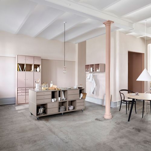 Bodenstehendes Ablagemöbel - 4120 - Montana Furniture - wandmontiert / mit Rollen / modern
