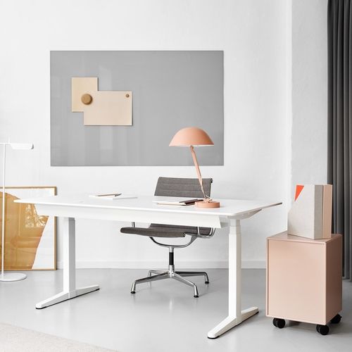 Bodenstehender Schreibtisch - HILOW3G160 - Montana Furniture - modern / Laminat / gerade