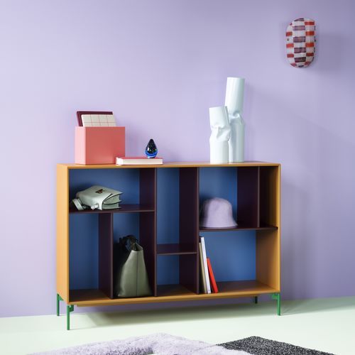 Modernes Sideboard - Mega 201201 - Montana Furniture - lackiertes MDF / mit Regal / mit 4 Beinen