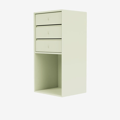 Bodenstehendes Ablagemöbel - 1462 - Montana Furniture - wandmontiert / mit Rollen / lackiertes MDF