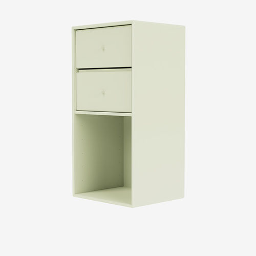 Bodenstehendes Ablagemöbel - 1463 - Montana Furniture - wandmontiert / mit Rollen / lackiertes MDF