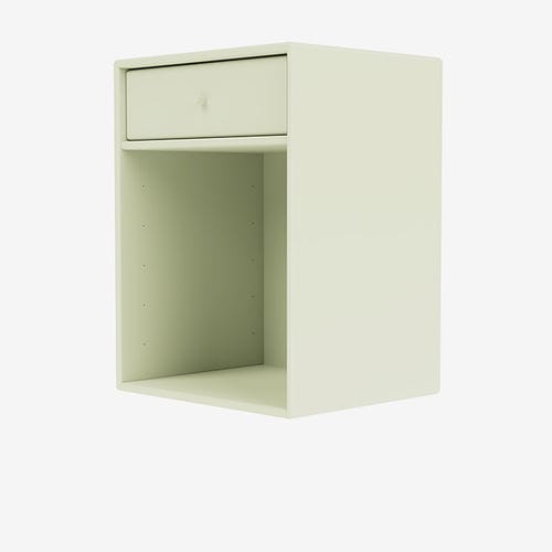 Moderner Nachttisch - 4262 - Montana Furniture - lackiertes MDF / Gestell aus lackiertem MDF / rechteckig