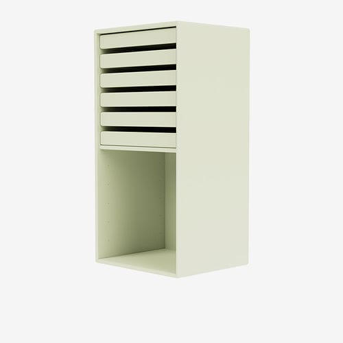 Modernes Regal - 1562 - Montana Furniture - lackiertes MDF / für Büro / mit Stauraum