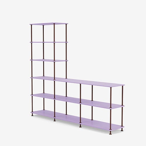 Modernes Regal - Free 522000 - Montana Furniture - lackiertes MDF / lackiertes Metall / für Wohnzimmer