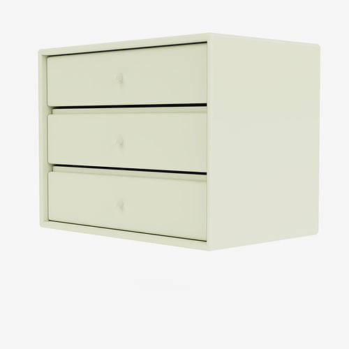 Bodenstehendes Ablagemöbel - 6241 - Montana Furniture - wandmontiert / mit Rollen / lackiertes MDF