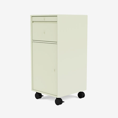 Schreibtischcontainer / lackiertes MDF - 1368 - Montana Furniture - mit 3 Schubladen / auf Rollen