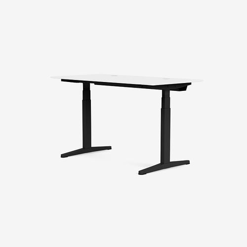 Bodenstehender Schreibtisch - HLO3H140 - Montana Furniture - modern / MDF-Laminat / gerade