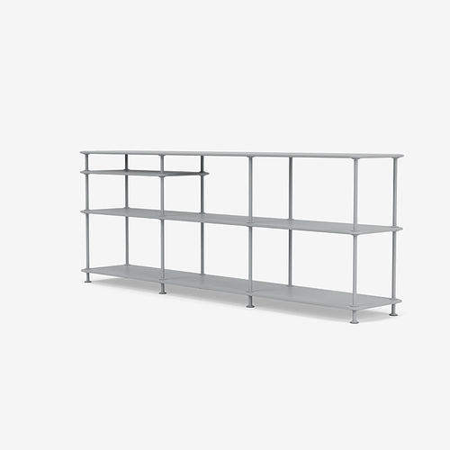 Modernes Regal - Free 222100 - Montana Furniture - lackiertes MDF / lackiertes Metall / weiß