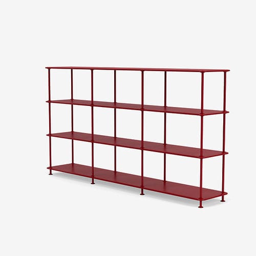 Modernes Regal - Free 333000 - Montana Furniture - lackiertes MDF / lackiertes Metall / weiß