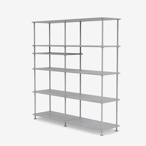 Modernes Regal - Free 440100 - Montana Furniture - lackiertes MDF / lackiertes Metall / weiß