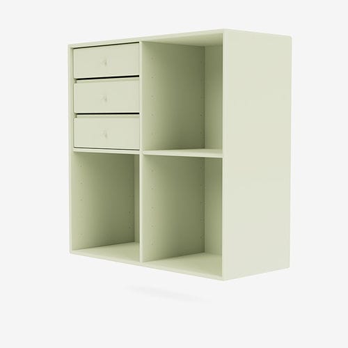 Wandmontiertes Regal - 1224 - Montana Furniture - Modul / modern / lackiertes MDF