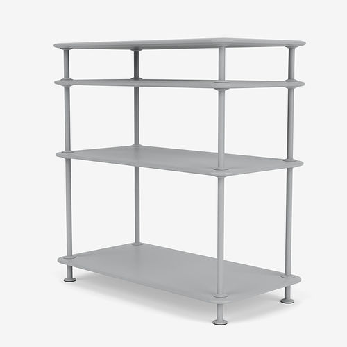 Modernes Regal - Free 200100 - Montana Furniture - lackiertes MDF / lackiertes Metall / für Küche