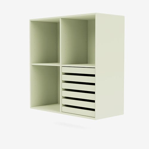 Wandmontiertes Regal - 1627 - Montana Furniture - Modul / modern / lackiertes MDF