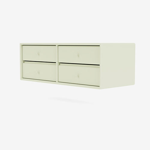 Bodenstehendes Ablagemöbel - 7123 - Montana Furniture - wandmontiert / mit Rollen