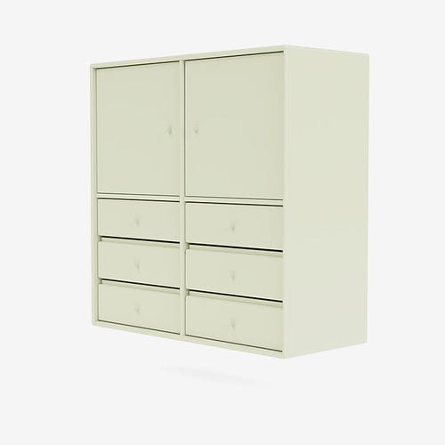 Wandmontierte Kommode - 1221 - Montana Furniture - modern / lackiertes MDF / mit Stauraum
