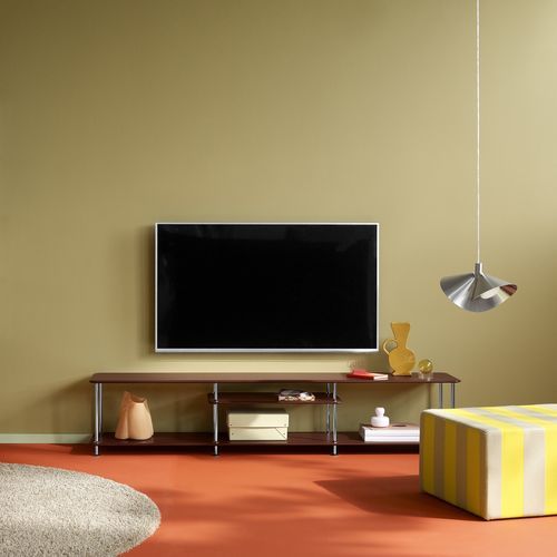 Modernes Regal - Free 111010 - Montana Furniture - lackiertes MDF / lackiertes Metall / für TV
