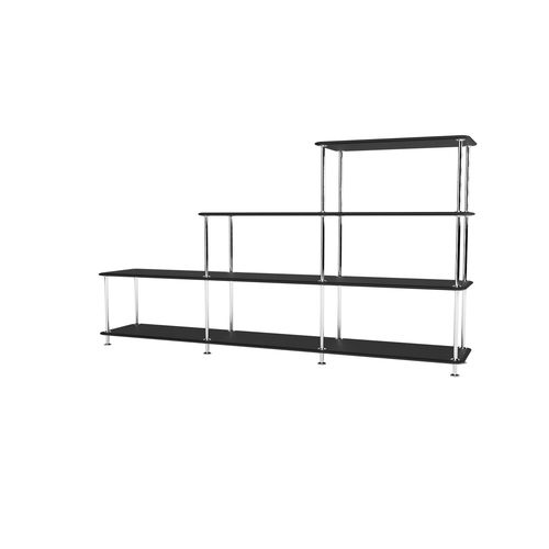 Modernes Regal - Free 321000 - Montana Furniture - lackiertes MDF / lackiertes Metall / weiß