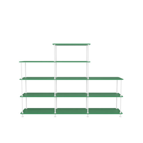 Modernes Regal - Free 342000 - Montana Furniture - lackiertes MDF / lackiertes Metall / weiß