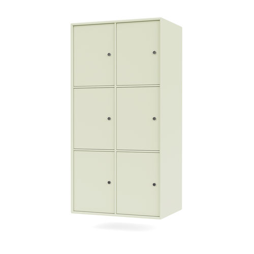 Laminat-Garderobenschrank - L1224 - Montana Furniture - mit Schlüssel / für Sportanlage / für Schulen