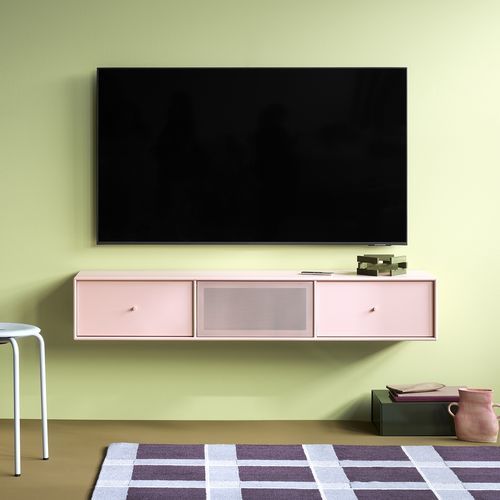 Modernes Fernsehmöbel - OCTAVE V  - Montana Furniture - mit integriertem Stauraum / lackiertes MDF / Farbe anpassbar