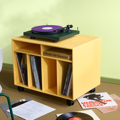 Ablagemöbel mit Rollen - SPIN I  - Montana Furniture - modern / lackiertes MDF / Farbe anpassbar
