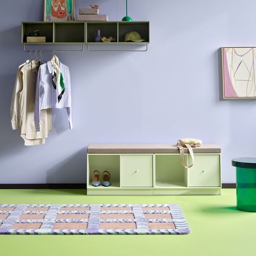 Moderne Bank - REST II - Montana Furniture - lackiertes MDF / ohne Rückenlehne / ohne Armlehnen