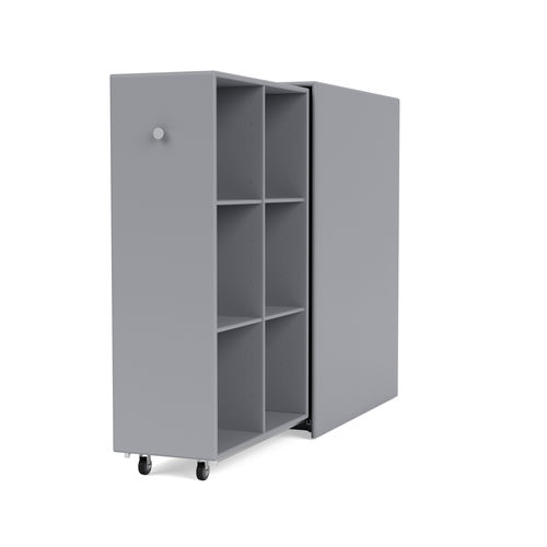 Regal mit Rollen - CARGO C2490L - Montana Furniture - modern / MDF / für Homeoffice