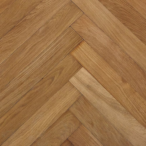 Massivparkett - BOHEMIAN WORKS - Eiche / Herringbone / Mattfinish