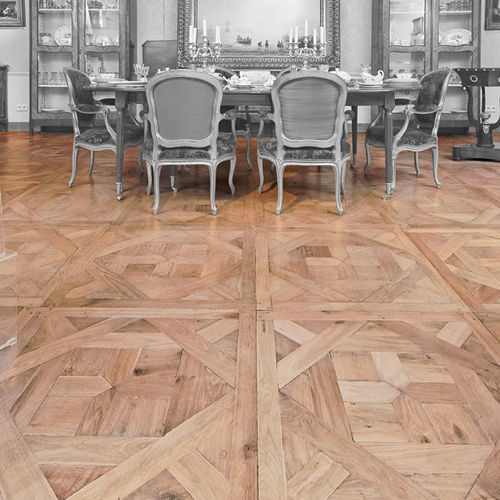 Massivparkett - PALLADIO - BOHEMIAN WORKS - Eiche / mit Intarsie / lasiert