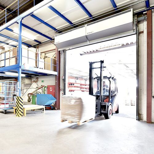 Wandmontierter Luftschleier - A / H-SERIES - Schwank GmbH - für professionellen Gebrauch / Industrie
