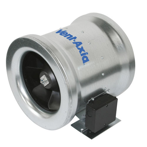Axialventilator - ACM100-200 & ACM250-315 SERIES - VENT-AXIA - kanalisierbar / für professionellen Gebrauch / Metall