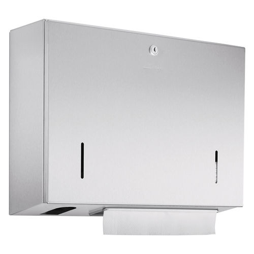 Handtuchspender-Kombinationseinheit - WP550E - ERNST WAGNER GmbH & Co. KG - Seifenspender / wandmontiert / Edelstahl
