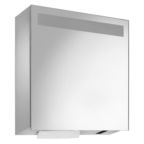 Badezimmerschrank mit Spiegel / mit Papierspender - WP650E - ERNST WAGNER GmbH & Co. KG - mit Seifenspender / modern / für Privatgebrauch