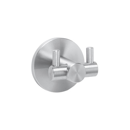 Moderner Garderobenhaken - AC216 - ERNST WAGNER GmbH & Co. KG - Edelstahl / doppelt / für professionellen Gebrauch