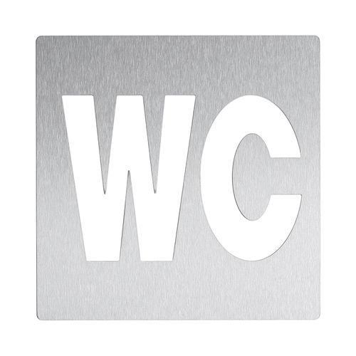Tür-Piktogramm / Edelstahl - AC405 - ERNST WAGNER GmbH & Co. KG - Einschraub / doppelseitig / für sanitäre Anlagen