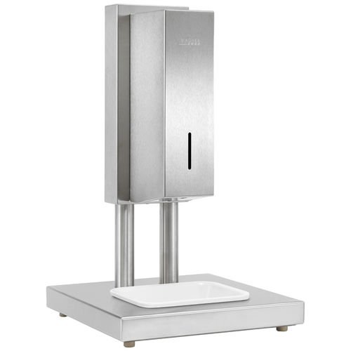 Desinfektionssäule - WP102E-7T - ERNST WAGNER GmbH & Co. KG - automatisch / kontaktlos / Edelstahl